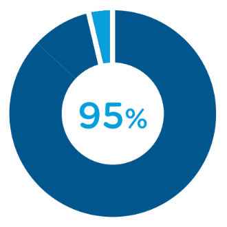 95%